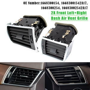 2012-2015 Mercedes Benz GL Class (X166) Front Left+Right Dash Air Vent Grille 1668300154 1668300254 Generic