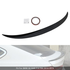 2014-2019 BMW X6 X6M F16 F86 Rear Boot Spoiler Gloss Black Generic