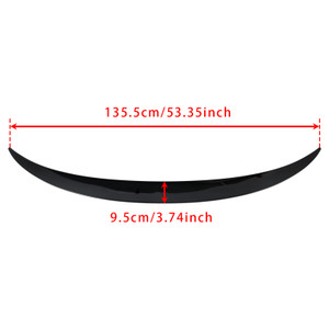 2014-2019 BMW X6 X6M F16 F86 Rear Boot Spoiler Gloss Black Generic
