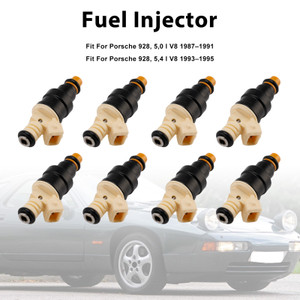 1987-1995 Porsche 928 5.0L 5.4L V8 8Pcs Fuel Injector 0280150730 92860611902 Generic