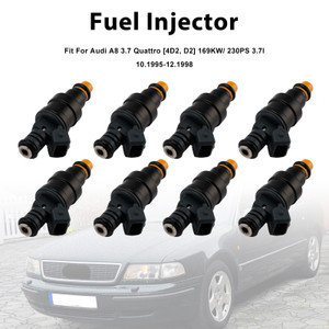 1988-1998 Audi A8 V8 S6 S4 Quattro 3.6L 3.7L 4.2L 8Pcs Fuel Injector 0280150463 Generic