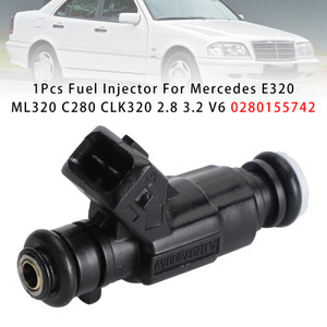 Mercedes E320 ML320 C280 CLK320 2.8 3.2 V6 1Pcs Fuel Injector 0280155742 Generic