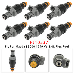 1999-2000 Ford Ranger V6 3.0L Flex Fuel 6Pcs Fuel Injector FJ10537 Generic