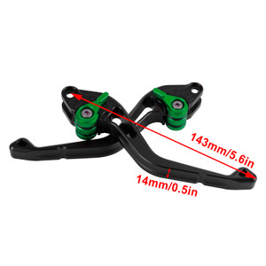 2024-2025 YAMAHA MT-09 MT-09SP Racing Brake & Clutch Levers Green Generic