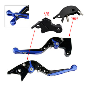 2025 YAMAHA XSR900 Adjustable Folding Extendable Racing Brake & Clutch Levers Blue Generic