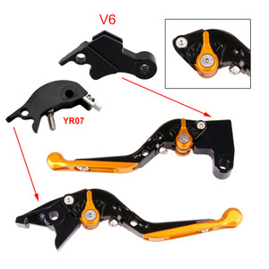 2024-2025 YAMAHA MT-09 MT-09SP Adjustable Folding Extendable Racing Brake & Clutch Levers Gold Generic
