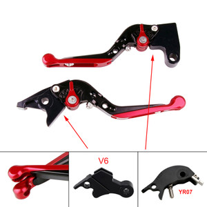 2025 YAMAHA XSR900 Adjustable Folding Extendable Racing Brake & Clutch Levers Red Generic