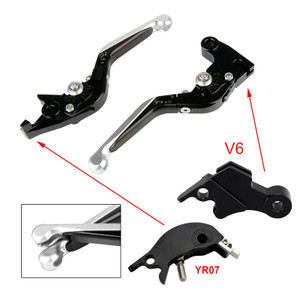 2024-2025 YAMAHA XSR900GP Adjustable Folding Extendable Racing Brake & Clutch Levers Silver Generic