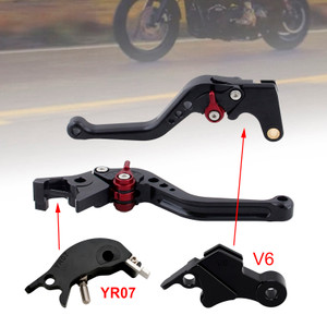 2024-2025 YAMAHA XSR900 XSR900GP MT-09 MT-09SP Short Clutch Brake Lever Black Generic