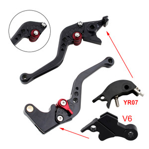 2024-2025 YAMAHA XSR900 XSR900GP MT-09 MT-09SP Short Clutch Brake Lever Black Generic