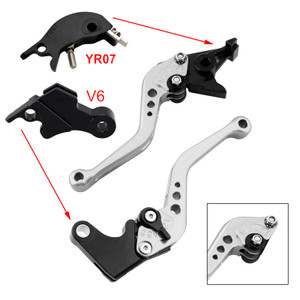 2024-2025 YAMAHA XSR900 XSR900GP MT-09 MT-09SP Short Clutch Brake Lever Silver Generic