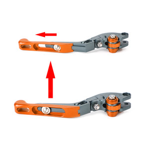 2024-2026 VOGE DS900X 900DSX Adjustable Folding Extendable Brake & Clutch Levers Orange Generic