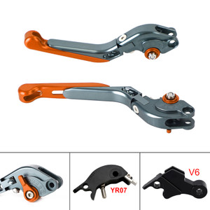 2024-2025 YAMAHA MT-09 MT-09SP Adjustable Folding Extendable Levers Orange Generic