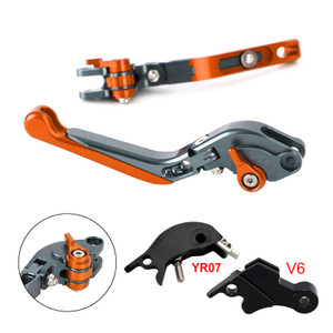 2024-2025 YAMAHA XSR900 XSR900GP Adjustable Folding Extendable Levers Orange Generic