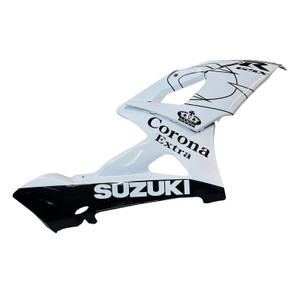 2005-2006 Suzuki GSXR 1000 Amotopart Fairings White Black Alstare Racing Customs Fairing