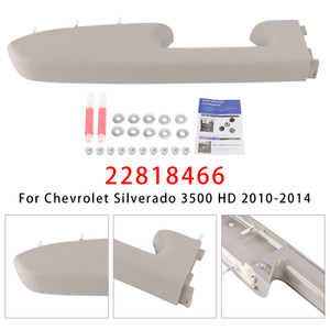 2010-2014 Sierra 2500 3500 HD Front Left Driver Side Armrest Repair Kit 22818466 Gray/Titanium Generic Generic