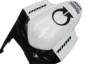 Fairings Suzuki GSXR 1000 White Black Pramac Racing  (2005-2006)