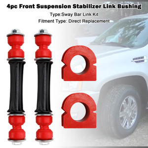 2007-2018 Chevrolet Avalanche Silverado Suburban Tahoe 1500 4pc Front Suspension Stabilizer Link Bushing K700538 Generic
