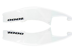 Fairings Suzuki GSXR 1000 White & Black Jordan Racing  (2005-2006)