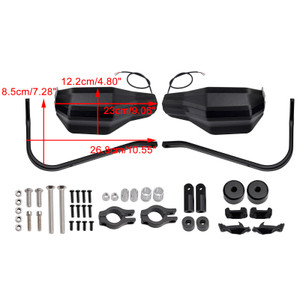 2024 Honda NX400 NX500 Motorcycle Protector Hand Guards Black Generic
