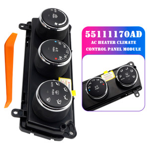 2011-2013 Jeep Wrangler AC Heater Climate Control Panel Module 55111170AD Generic