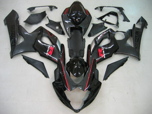 Fairings Suzuki GSXR 1000 Silver & Black GSXR Racing  (2005-2006)
