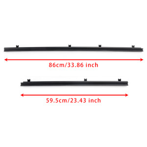 2010-2024 Toyota 4Runner GX460 4PCS Door Glass Weatherstrips 68171-60090 Generic