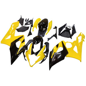 2005-2006 Suzuki GSXR 1000 Amotopart Fairings Yellow & Black Racing Customs Fairing