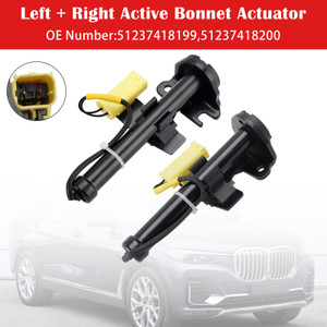 2017-2020 BMW X5 G05 X6 G06 X7 Left + Right Active Bonnet Actuator 51237418199 51237418200 Generic