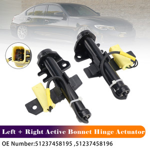 2018-2022 BMW 3 Series G20 G21 Left + Right Active Bonnet Hinge Actuator 51237458195 51237458196 Generic