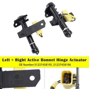 2018-2022 BMW 3 Series G20 G21 Left + Right Active Bonnet Hinge Actuator 51237458195 51237458196 Generic