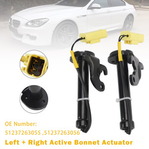2010-2012 BMW 5 6 7 Series Left+Right Active Bonnet Actuator 51237263055 51237263056 Generic