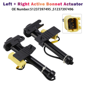 2017-2020 BMW X3 X4 Left+Right Active Bonnet Actuator 51237397495 51237397496 Generic