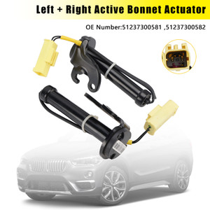 2015-2022 MINI COOPER F55 F56 F57 2PCS Active Bonnet Actuator 51237300581 51237300582 Generic