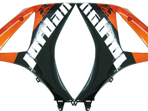 Fairings Suzuki GSXR 1000 Orange Metallic & Black Jordan Racing  (2007-2008)