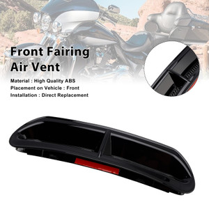 2014-2024 Harley-Davidson Electra Glide Ultra Fairing Air Vent Black Generic