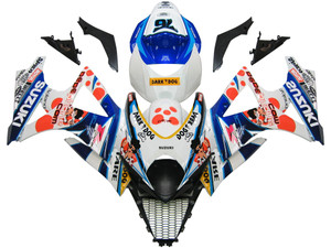 Fairings Suzuki GSXR 1000 Multi-Color pepephone No.76 Racing  (2007-2008)