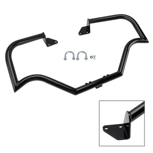 2006-2017 Fat Bob FXDF Engine Guard Crash Bar Frame Protector Bumper Black Generic