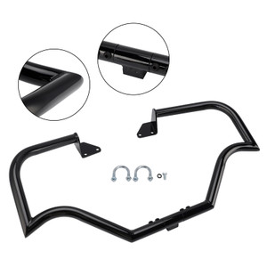 2006-2017 Fat Bob FXDF Engine Guard Crash Bar Frame Protector Bumper Black Generic