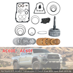 2015-onward Toyota 2.7L AC60E/F Transmission C1 Clutch Drum With Input Shaft Friction Kit Generic