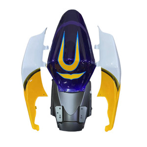 2007-2008 Suzuki GSXR 1000 Amotopart Fairings Yellow Blue Alstare Corona Racing Customs Fairing