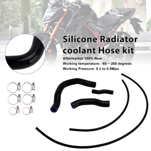 2023-2025 Honda CB750 Hornet Silicone Radiator coolant Hose kit Black Generic