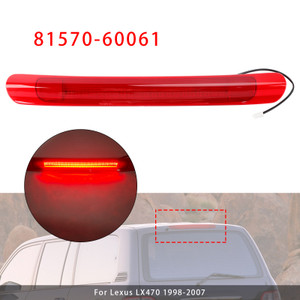 1998-2007 Lexus LX470 LED 3RD Tail Light Brake Lamp Mount 81570-60061 Red Generic