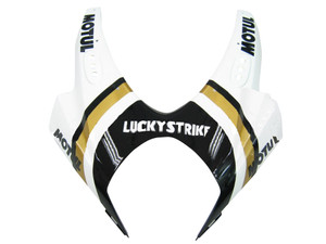 Fairings Suzuki GSXR 1000 White Black Gold Lucky Strike Racing  (2007-2008)