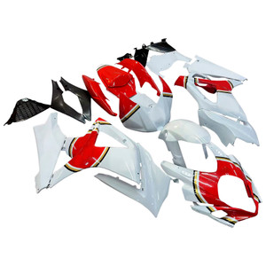 2007-2008 Suzuki GSXR 1000 White & Red Lucky Strike Racing Amotopart Fairings Customs Fairing