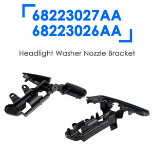 2014-2017 Jeep Grand Cherokee 2 Pcs Headlight Washer Nozzle Bracket 68223027AA 68223026AA Generic