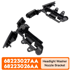 2014-2017 Jeep Grand Cherokee 2 Pcs Headlight Washer Nozzle Bracket 68223027AA 68223026AA Generic