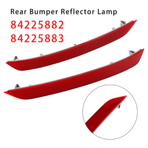 2018-2020 2011 GMC Terrain Denali Red Rear Left+Right Bumper Reflector Lamp 84225882 84225883 Generic