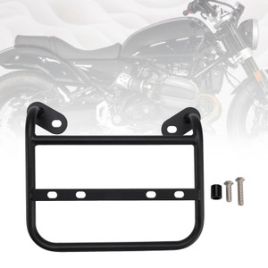 2024-2025 BMW R12 Right Luggage Rack Side Saddle Bag Mount Bracket Black Steel Black Generic