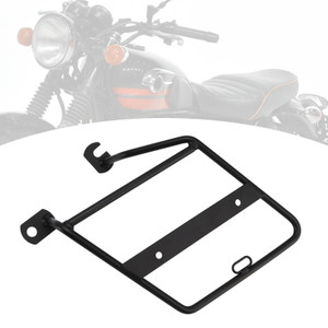 1999-2025 KAWASAKI W800 W650 W400 Left Luggage Rack Side Saddle Bag Mount Bracket Black Generic